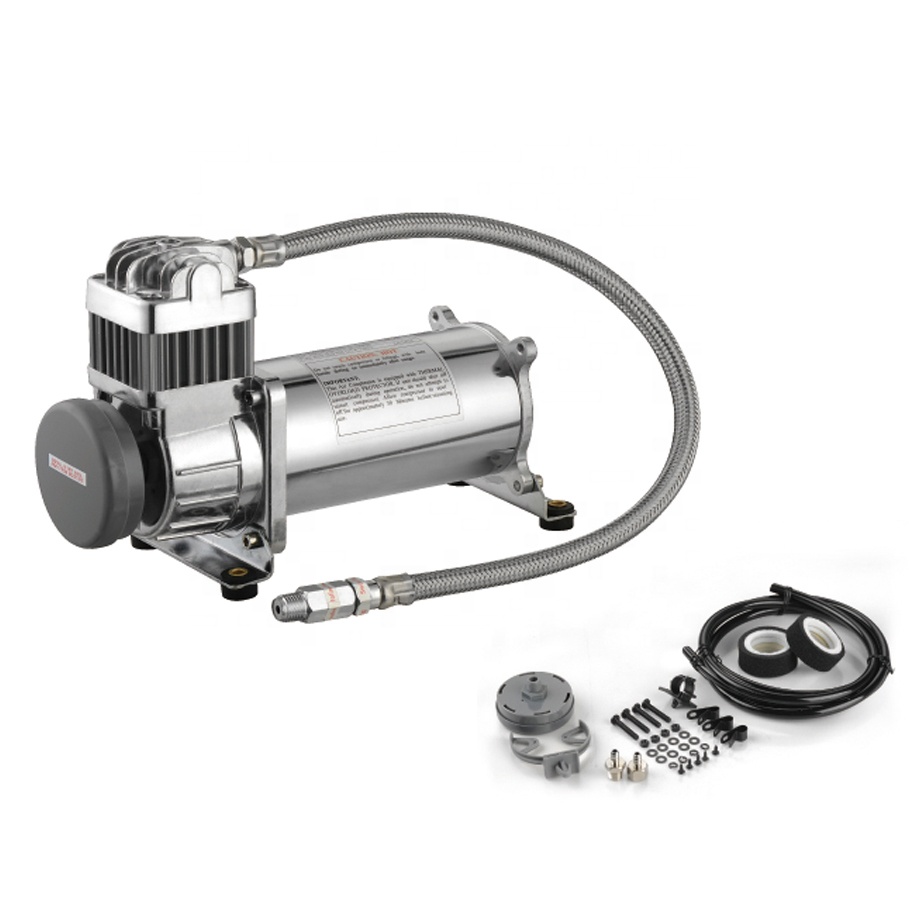 Air Suspension Compressor for truck 150psi Stainless Lead Hose