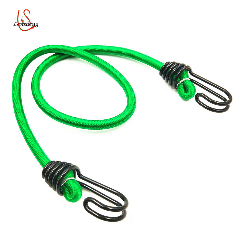 8mm 10mm Available In Multiple Colors Motorcycle Latex Bungee Cord With Hook