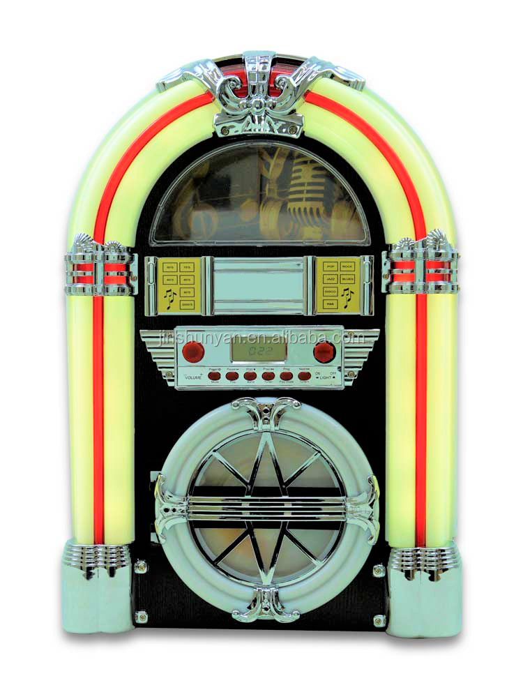Ретро стерео система с CD-плеером, FM-радио, Aux-In, но без USB