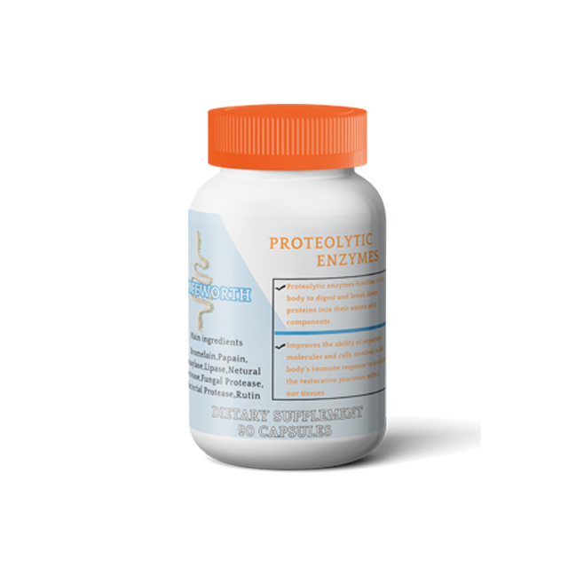 LIFEWORTH serrapeptase protease enzyme capsule for lactose intolerance
