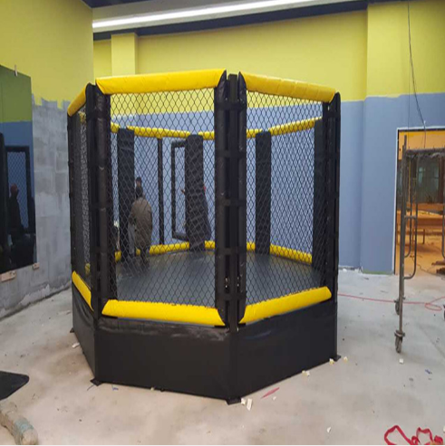 Профессиональная 6 м * 6 м повышенная UFC MMA восьмиугольная клетка для продажи