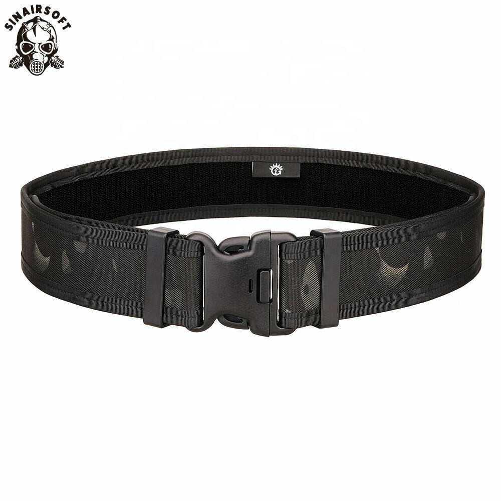 SINAIRSOFT Mens Nylon Outdoor Tactical Belt Heavy Duty Waist Waistband Strap