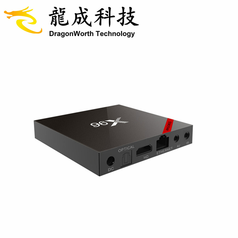 Высокое Качество kd плеер ТВ BoxX96 DDR31GB (вариант: 2 ГБ) eMMC8GB (вариант: 16 ГБ) android 7,1 S905W