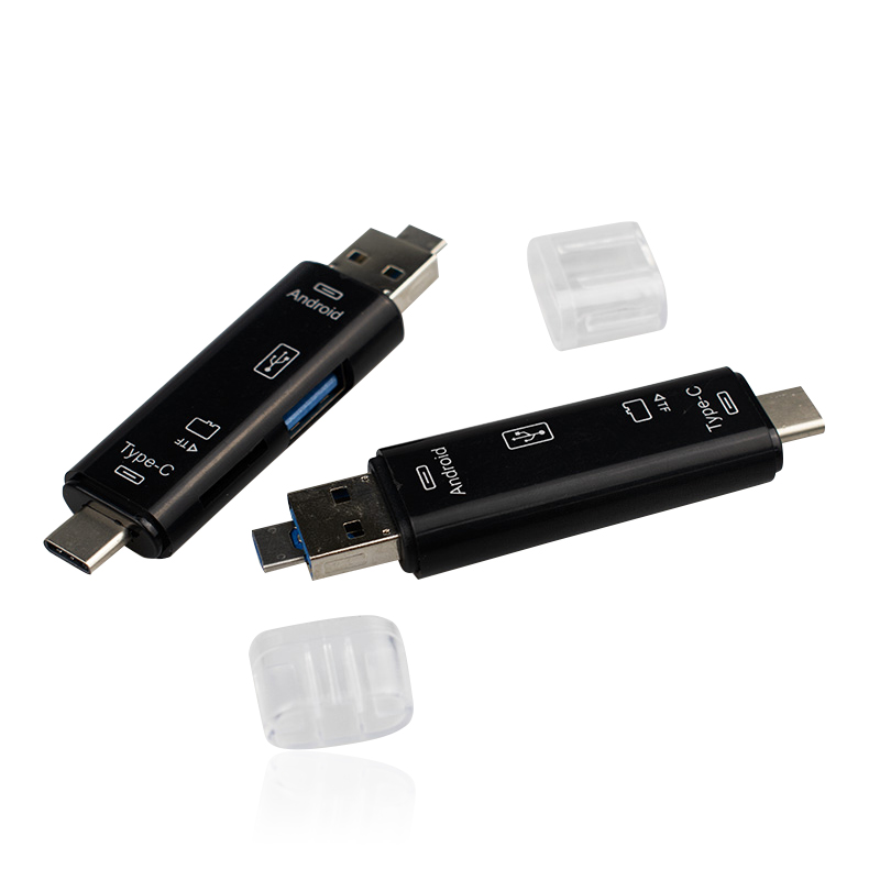 Многофункциональный адаптер для использования на ходу USB-C зарядный кабель Micro USB с несколькими 3 in1 кард-ридер кардридер USB для мобильного телефона