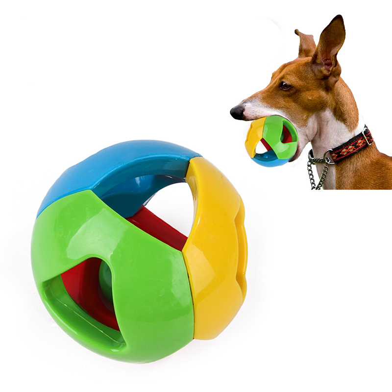 Wholesale Customized New Design Colorful Dog Training Toys Ball Pet Toys Bell