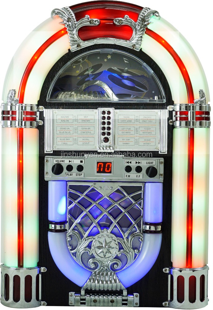 Маленький Jukebox, ретро CD-плеер USB, SD, MP3,BT