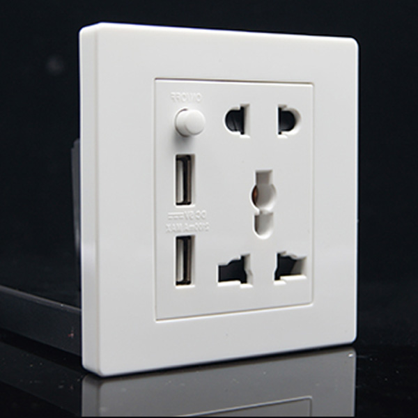 Розетка настенная с двумя Usb-портами