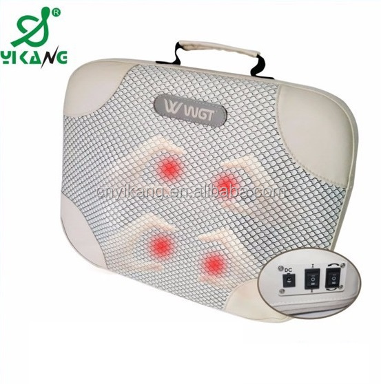 Shiatsu Kneading Back Neck Full Body Massager Cushion Massage Pillow with Heated Therapy