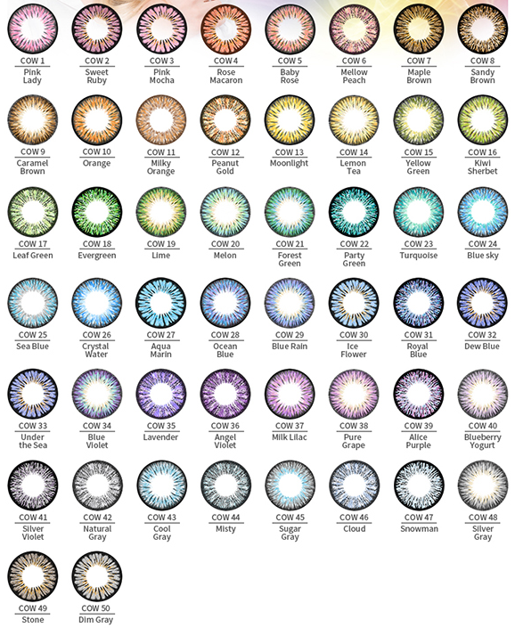 HOT Selling FreshTone Colors of the Wind Cosmetic Korean Contact Lenses 14.2mm Color Contact Lens Wholesale Colored Contacts