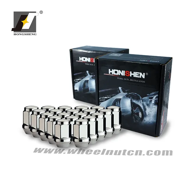 Heat treatment Bulge wheel Lug Nuts 14 x 1.5