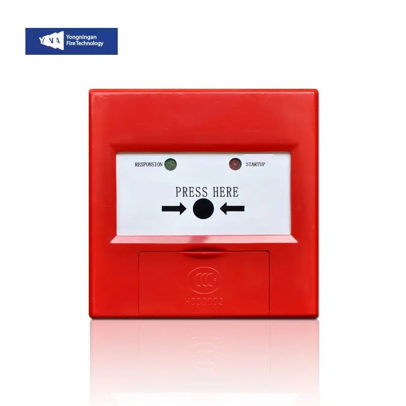 Conventional Fire Alarm Button Call Station With Fire Telephone Jack