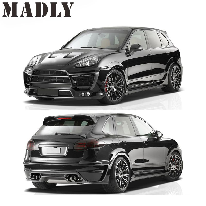 Комплект кузова Madly для Cayenne 958, комплект кузова для Porsche Cayenne 958 Turbo 6, выхлопные наконечники