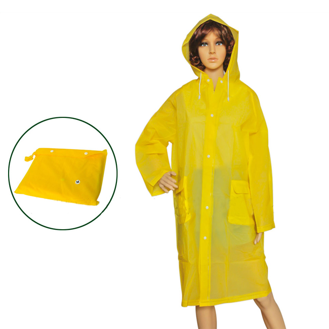 Wholesale EVA Material Rain Raincoats/ Promotional Disposable Raincoat,