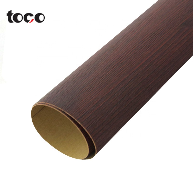 pvc semi-rigid embossed cover pvc vinyl film Self Adhesive Wood Grain PVC Film Furniture Cabinet Door Wardrove Door Protective