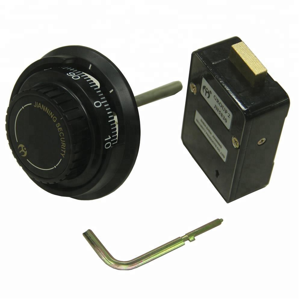 JN5830 reliable high security cerradura de seguridad combination lock 3 wheel