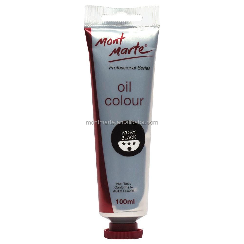 Mont Marte Oil Paint 100mls - Ivory Black
