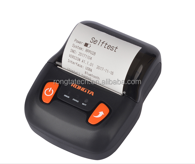 Термопринтер 58 мм, Bluetooth мобильный принтер, портативный принтер