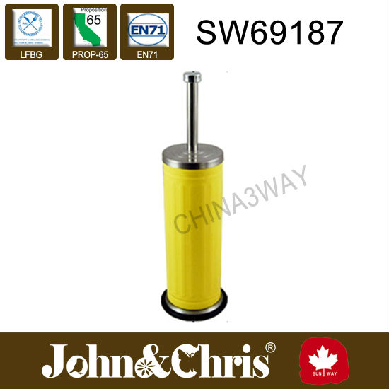 unique stainless steel porcelain set toilet brush holder