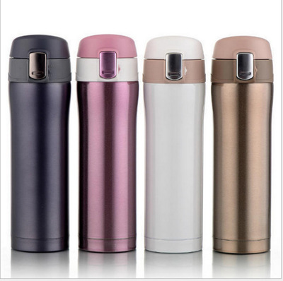 Hot Double Wall Stainless Steel Thermos Insulated Drink Water Bottle With Lid