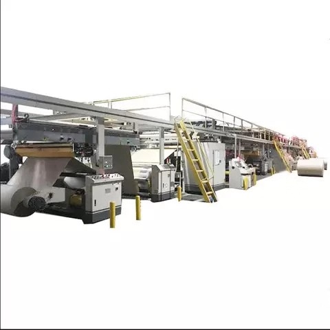 full automatic corrugated carton box paperboard production line