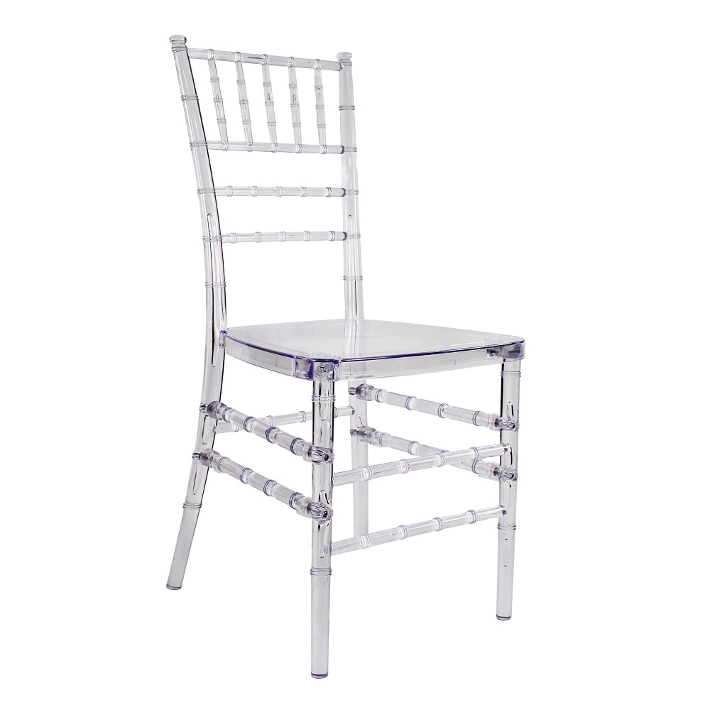 Прозрачный Кристальный пластиковый акриловая смола tiffany chiavari стул на свадьбу