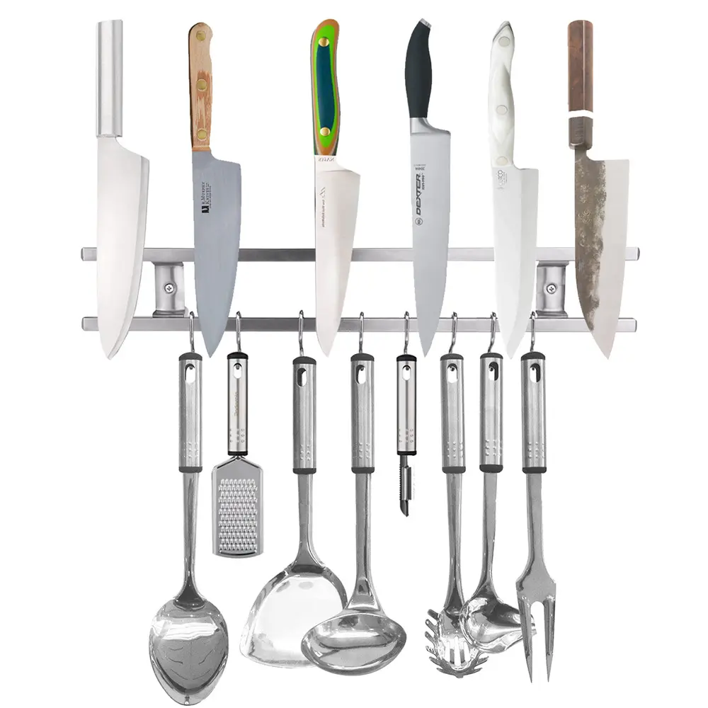 304 Square Tube stainless steel kitchen utensil Magnetic Knife Holder/Bar/Strip/Rack/Block