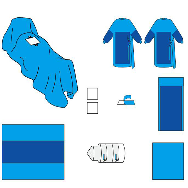 Surgical Laparoscopy Pack Disposable Sterile Laparoscopy Drape Pack CE Certificate
