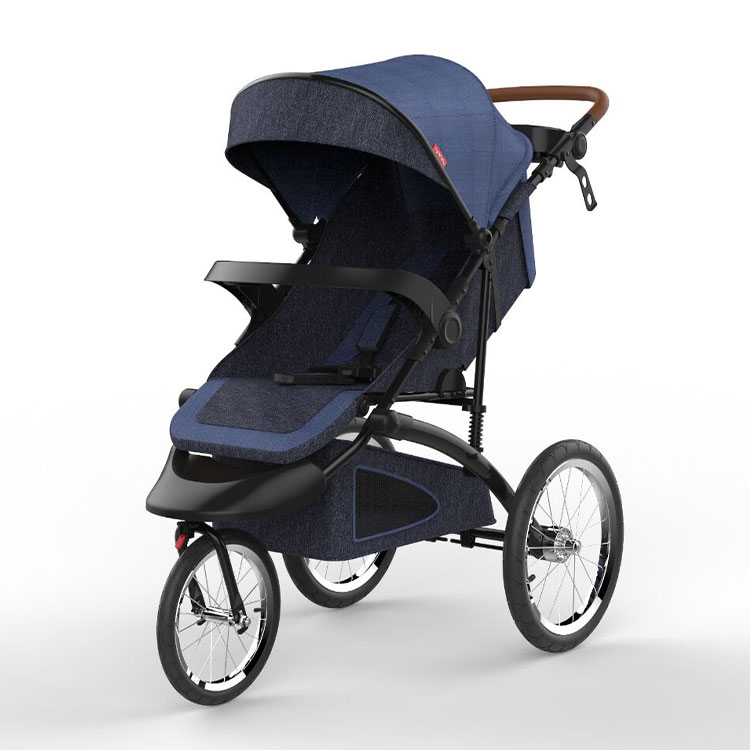 New arrive 3 wheel pram for run / cheap price pram stroller with suspension / baby stroller running
