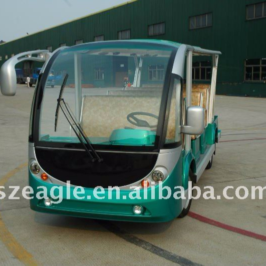 11 seaters EG6118KB03 Электрический челнок Перевозчик персонала мини-автобус