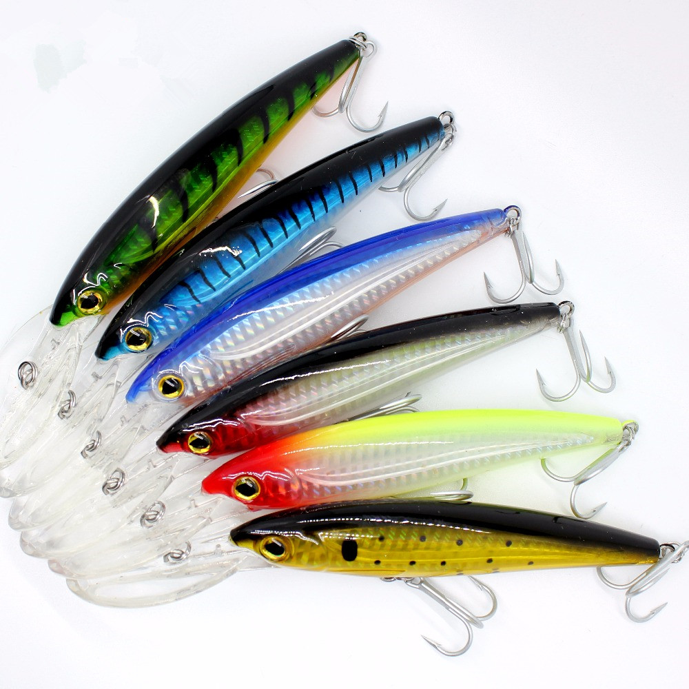 Wobblers 120mm 32g Hard Bait Minnow Crank fishing lure saltwaterFishing Lures