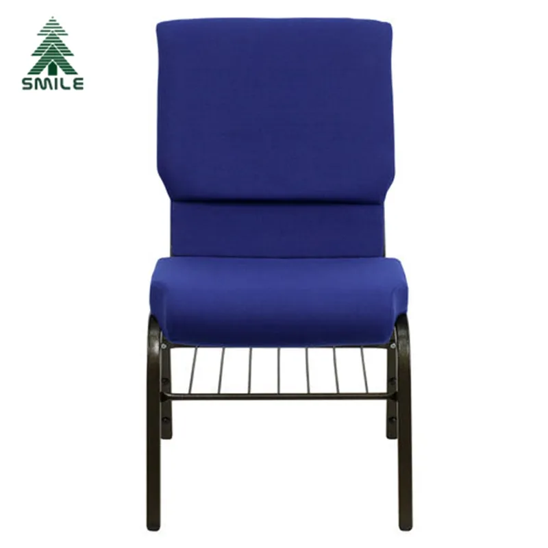 Wholesale Rental Black Stackable Padded Church Chairs Burgundy Church Furniture Chair Cheap Upholstered Chair For Church