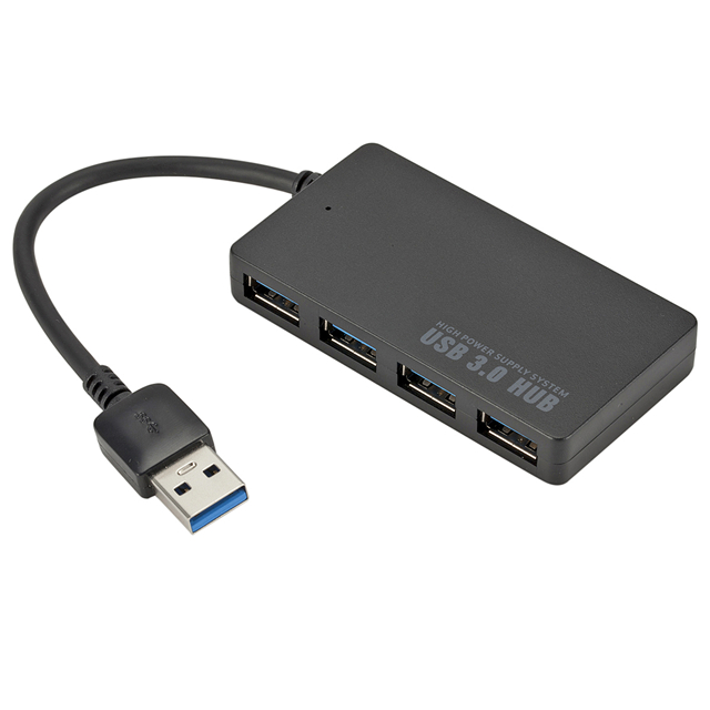 4-портовый USB 3,0 концентратор 5 Гбит/с портативный компактный для компьютера Mac ноутбука настольный компьютер