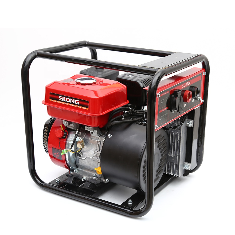 Сварочный аппарат SLONG 130A с бензиновым двигателем DC600W