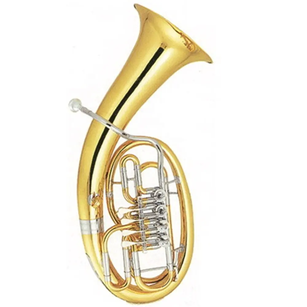 Tide Music Yellow brass gold lacquer Rotary Euphonium