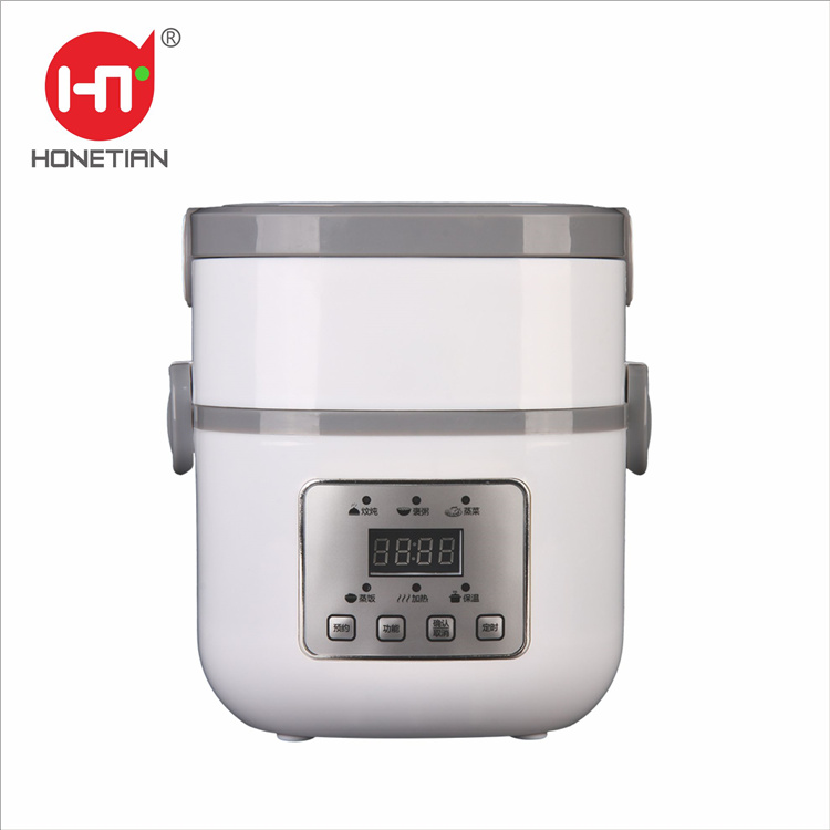 2018 Делюкс Мини-рисоварка HTF-3005 Новый микропроцессор Smart Control Электрический подогреваемый Ланч-бокс