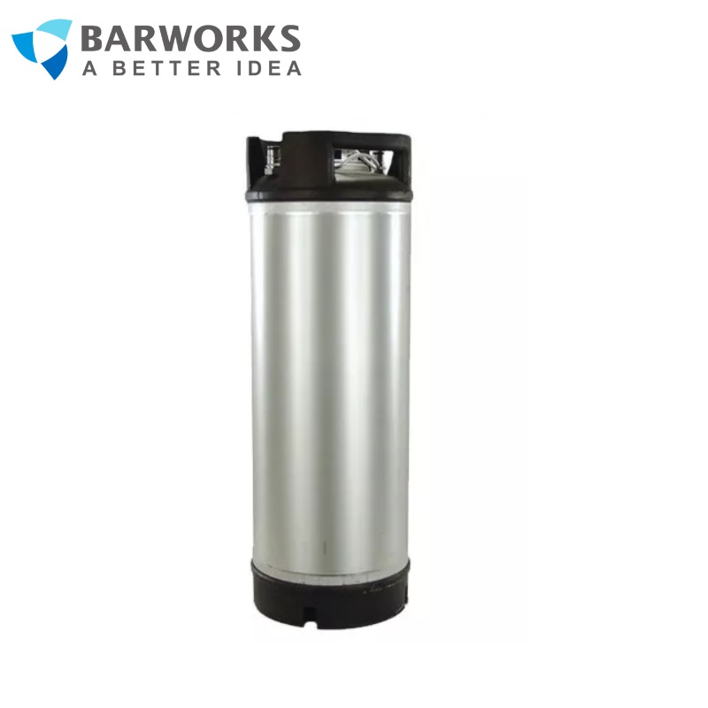 Brand New 5 Gallon Cornelius Keg Ball Lock Draft Beer Keg 19L with double rubber handles and Pressure Relief for homebrewing