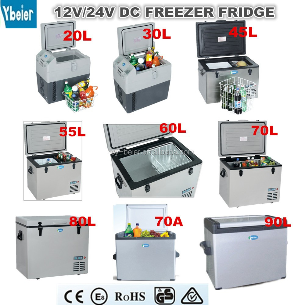 12V 2V DC компрессор холодильник 70L