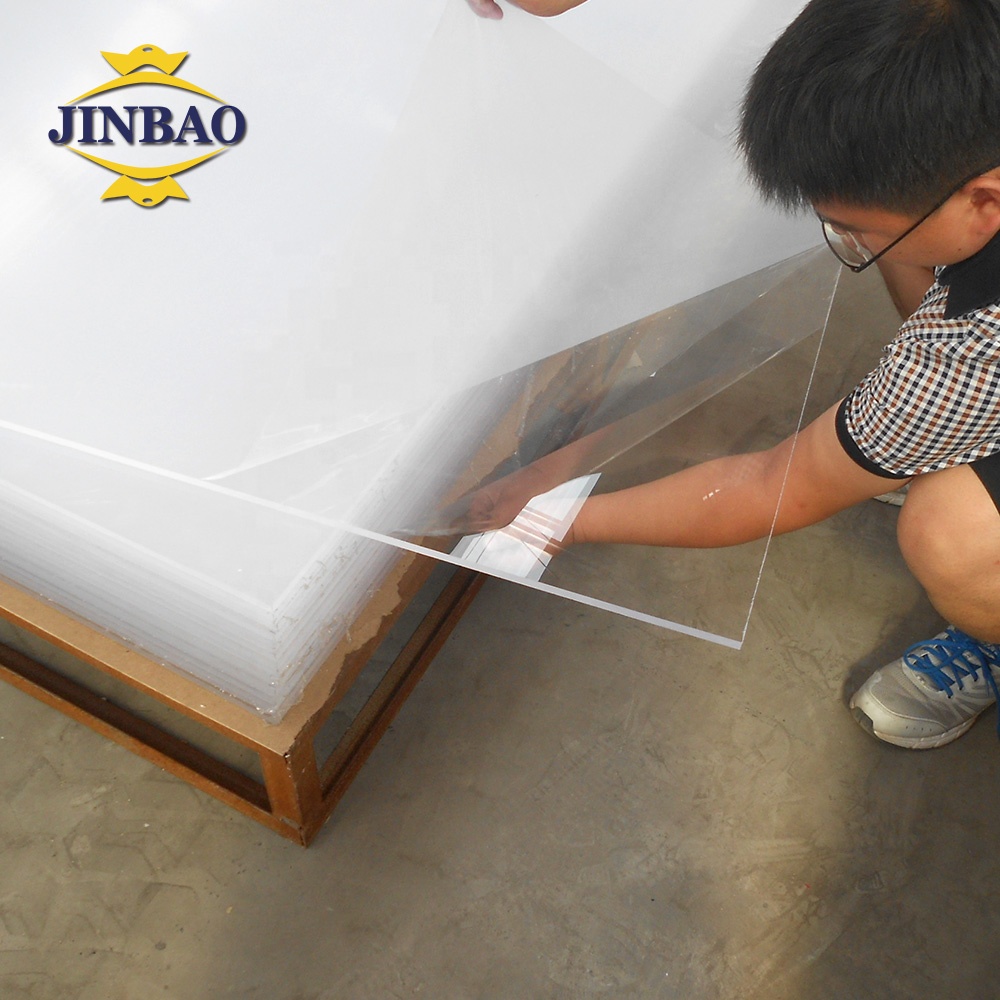 Производство JINBAO, индивидуальные большие жесткие прозрачные пластиковые 3 мм экологически чистые листы из литого акрила/акриловая панель