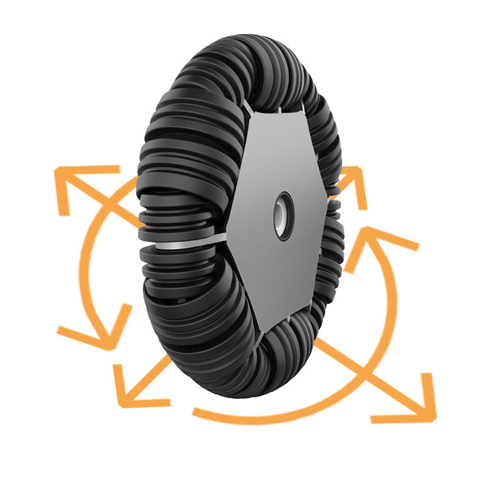 Колесо для инвалидной коляски Airwheel 8 дюймов 10 дюймов 12 дюймов, колесо Omni, детали для колесных стульев