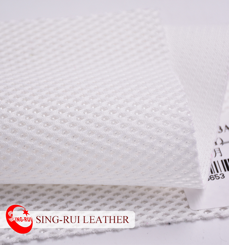 Colorful Breathable Polyester 3D Mesh Fabric for Running Sports Shoes