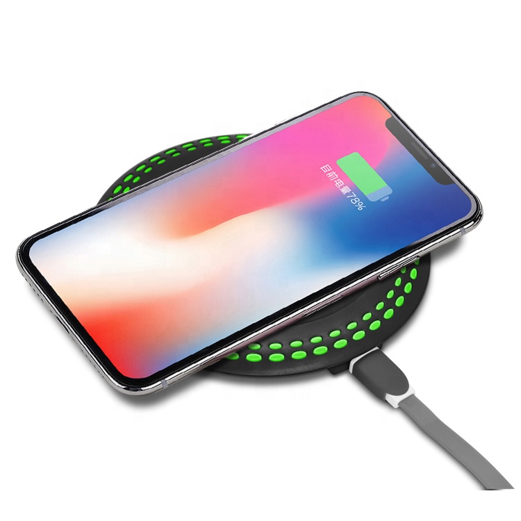 CASUN Универсальный 10 Вт LED портативный android qi беспроводной мобильного телефона зарядное устройство для iphone