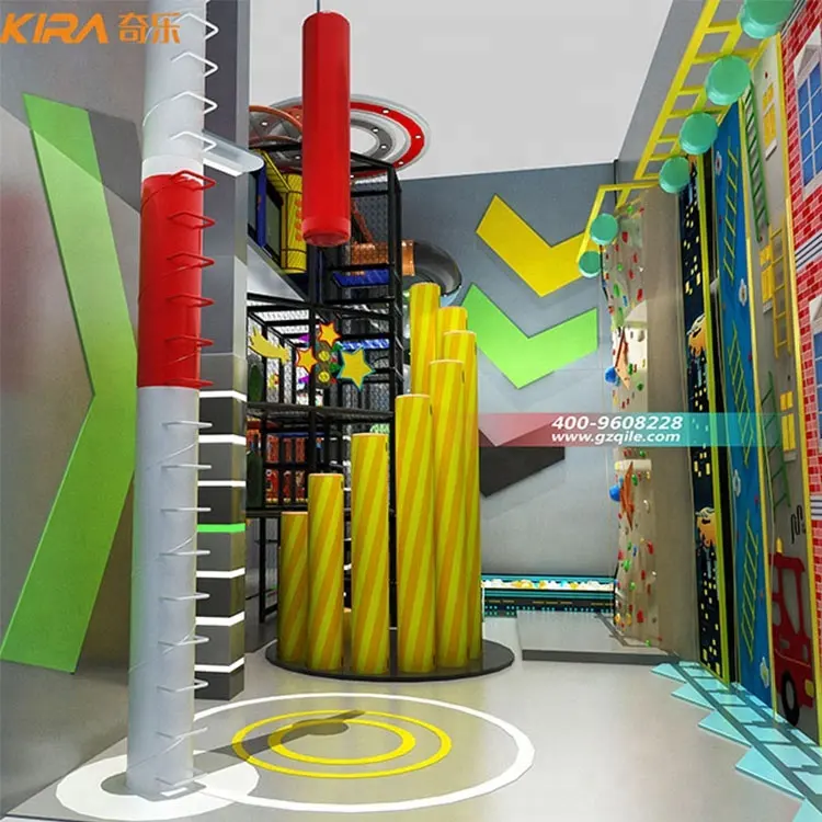 Fun Artificial Used Kids Indoor Rock Climbing Wall For Sale