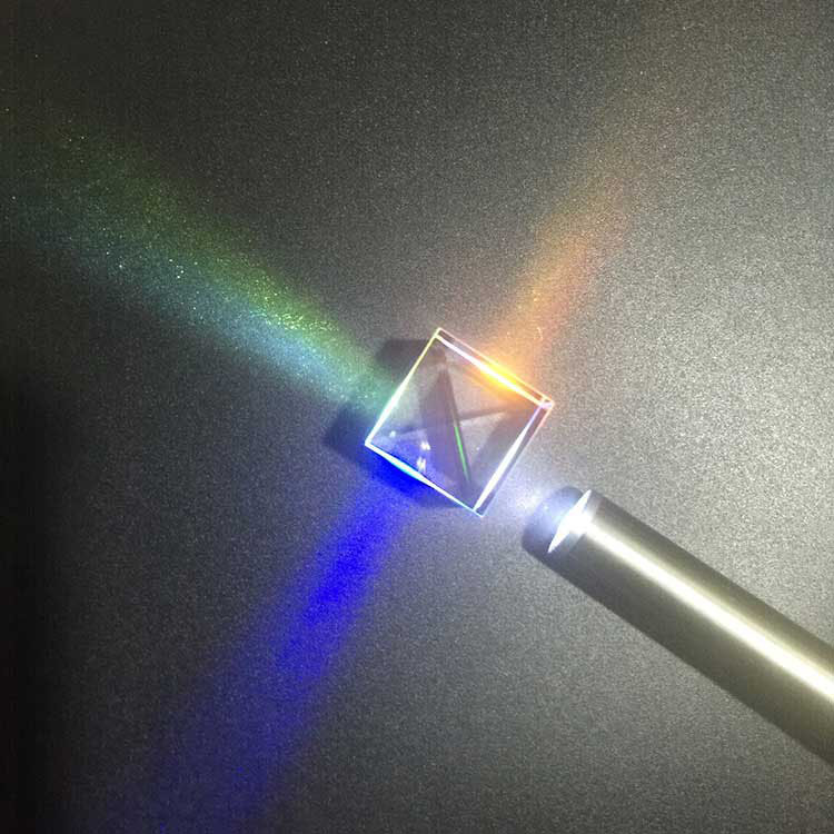 Стеклянный куб 15*15*15 мм, цветная мини-Призма x-cube