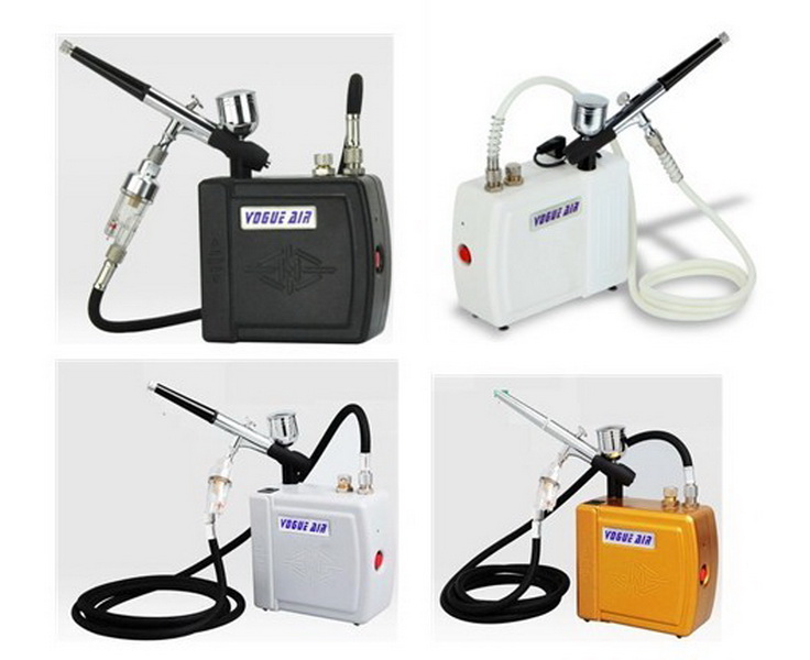 HS08AC-SK New design Airbrush make up nail arts design air nail tool compressor