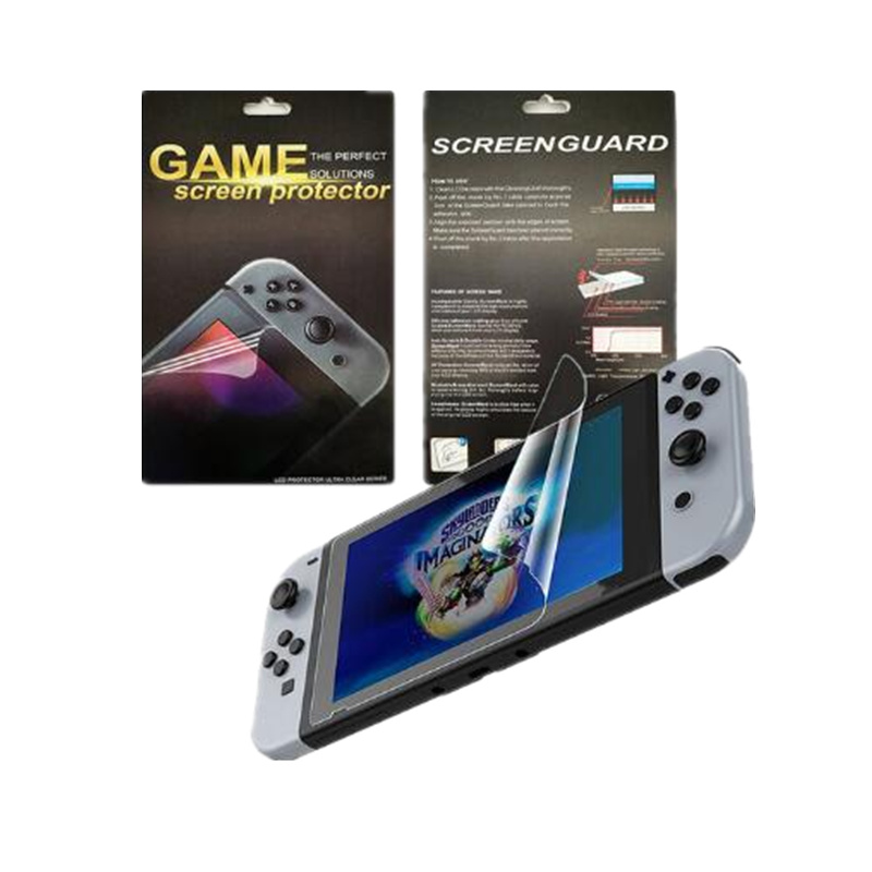 Ультрапрозрачная Защитная пленка с защитой от царапин Full HD для консоли Nintendo Switch NS, защитное покрытие для экрана, кожаные аксессуары