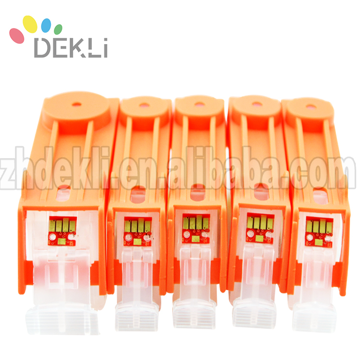High Quality Refillable Ink Cartridge for Canon MG 5350 MG 6250 MG 8250 Refill Ink Cartridge with Auto Reset Chip