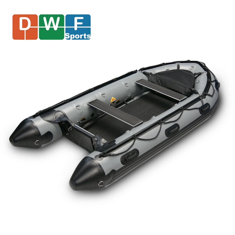DWF Sports 8-27-футовый военный гипалон и ПВХ надувная лодка с подвесным мотором, сделано в Китае