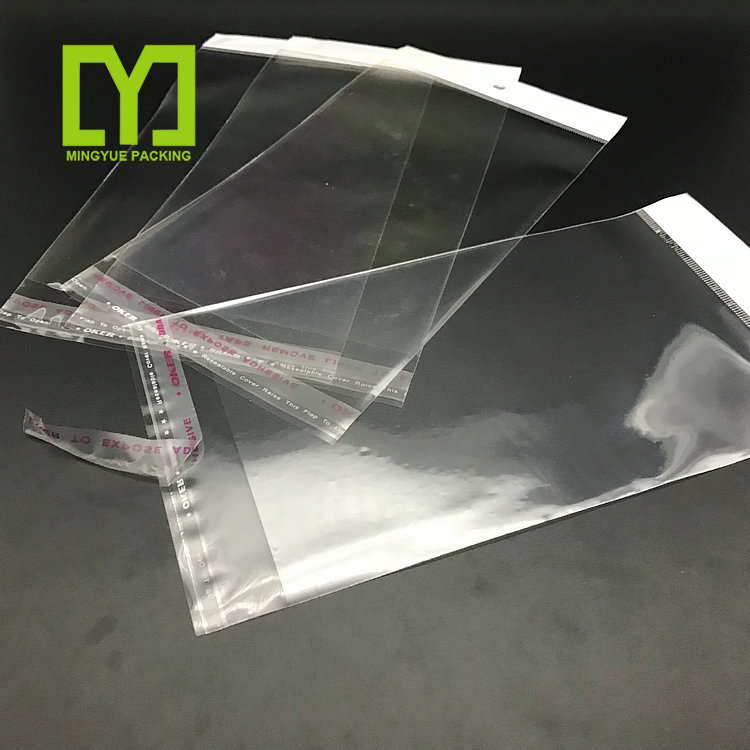 Custom Printed Self Adhesive Plastic Opp Bag with Header Sealing Plastic Packing OPP Poly Bag craft jewelry clothes packaging