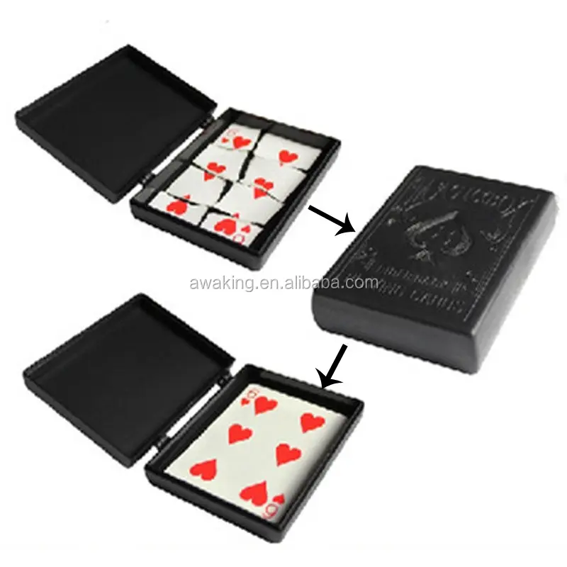 magic card illusion trick box