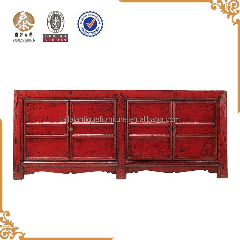 Chinese Antique Vintage Recycled solid Wood Furniture sideboard cabinet